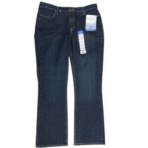 Riders by Lee 14L Jeans Blue Mid Rise Boot Cut Instantly Slimming Tummy Control